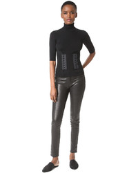 Женская черная водолазка от Fuzzi