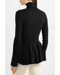 Женская черная водолазка от Adam Lippes