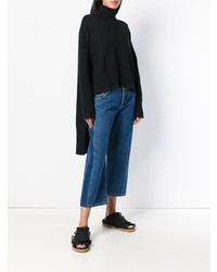 Женская черная водолазка от Demoo Parkchoonmoo