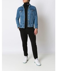 Мужская черная водолазка от BOSS