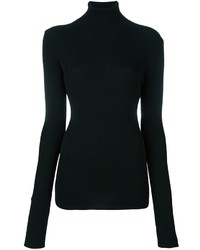 Черная вязаная блузка от Barbara Bui