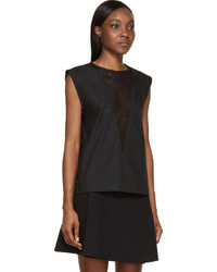 Черная вязаная блузка от Isabel Marant