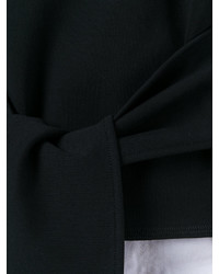 Черная вязаная блузка от Eleventy