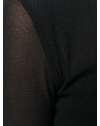 Черная вязаная блузка от Twin-Set