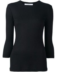 Черная вязаная блузка от Givenchy