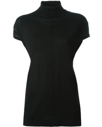 Черная вязаная блузка от Kenzo