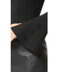 Черная вязаная блузка от Keepsake