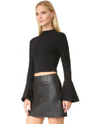 Черная вязаная блузка от Keepsake