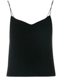 Черная вязаная блузка от Theory