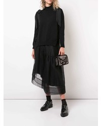 Женская черная вязаная водолазка от Simone Rocha