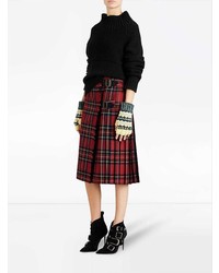 Женская черная вязаная водолазка от Burberry