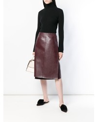 Женская черная вязаная водолазка от Philo-Sofie