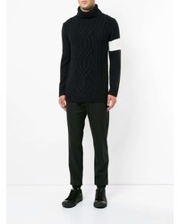 Мужская черная вязаная водолазка от GUILD PRIME