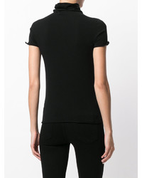 Женская черная вязаная водолазка от Twin-Set