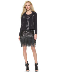 Женская черная вязаная косуха от Generation Love