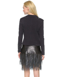 Женская черная вязаная косуха от Generation Love