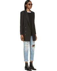 Женская черная вязаная майка от PIERRE BALMAIN