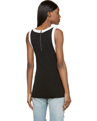 Женская черная вязаная майка от PIERRE BALMAIN