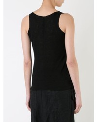 Женская черная вязаная майка от Forme D'expression