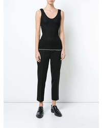 Женская черная вязаная майка от Proenza Schouler