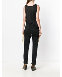 Женская черная вязаная майка от Diesel