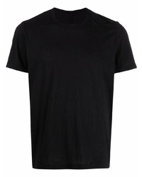 Мужская черная вязаная футболка с круглым вырезом от Rick Owens
