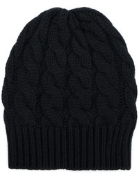 Женская черная вязаная шапка от Antonia Zander