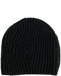 Женская черная вязаная шапка от Isabel Benenato