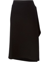Черная вязаная юбка-карандаш от Maison Margiela