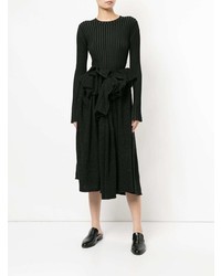 Черная вязаная юбка-миди от Yohji Yamamoto