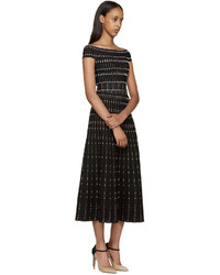 Черная вязаная юбка от Alexander McQueen