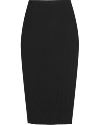 Черная вязаная юбка от Calvin Klein Collection