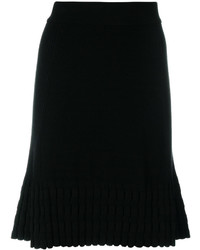 Черная вязаная юбка от Kenzo