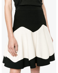 Черная вязаная юбка от Alexander McQueen
