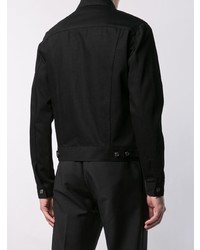 Мужская черная джинсовая куртка-рубашка от Givenchy