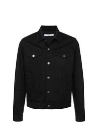 Мужская черная джинсовая куртка-рубашка от Givenchy