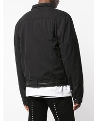 Мужская черная джинсовая куртка от RtA