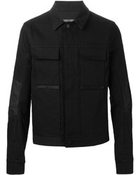 Мужская черная джинсовая куртка от Alexandre Plokhov