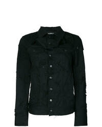 Женская черная джинсовая куртка от Ann Demeulemeester
