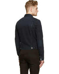 Мужская черная джинсовая куртка от BLK DNM