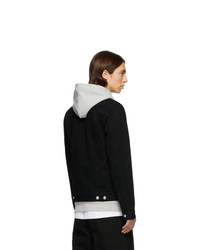 Мужская черная джинсовая куртка от A.P.C.