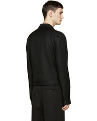 Мужская черная джинсовая куртка от Juun.J