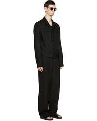 Мужская черная джинсовая куртка от Juun.J