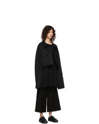 Женская черная джинсовая куртка от Regulation Yohji Yamamoto