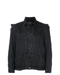 Мужская черная джинсовая куртка от Bmuet(Te)