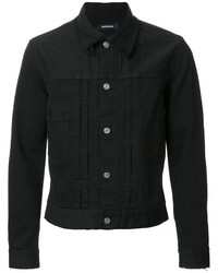 Мужская черная джинсовая куртка от Christian Dada