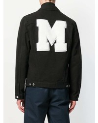 Мужская черная джинсовая куртка от MSGM