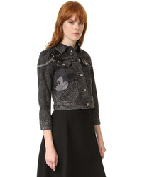 Женская черная джинсовая куртка от Marc Jacobs