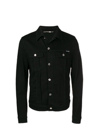 Мужская черная джинсовая куртка от Dolce & Gabbana