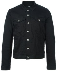 Мужская черная джинсовая куртка от Dondup